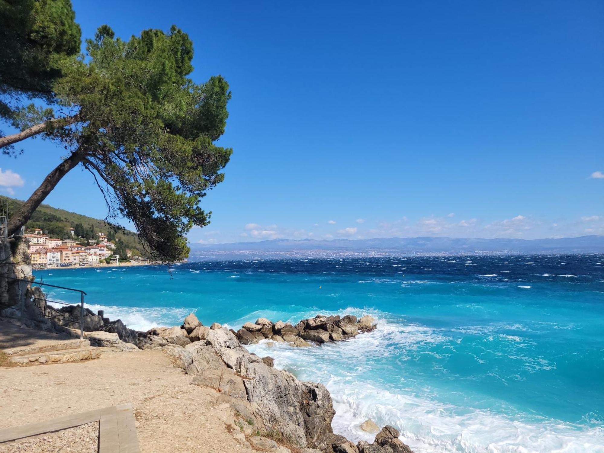 Ferienwohnung Mit Pool Kroatien Mit Meerblick Und Pool Lovran Exteriör bild